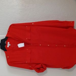 COPY - Calvin Klein Red Blouse